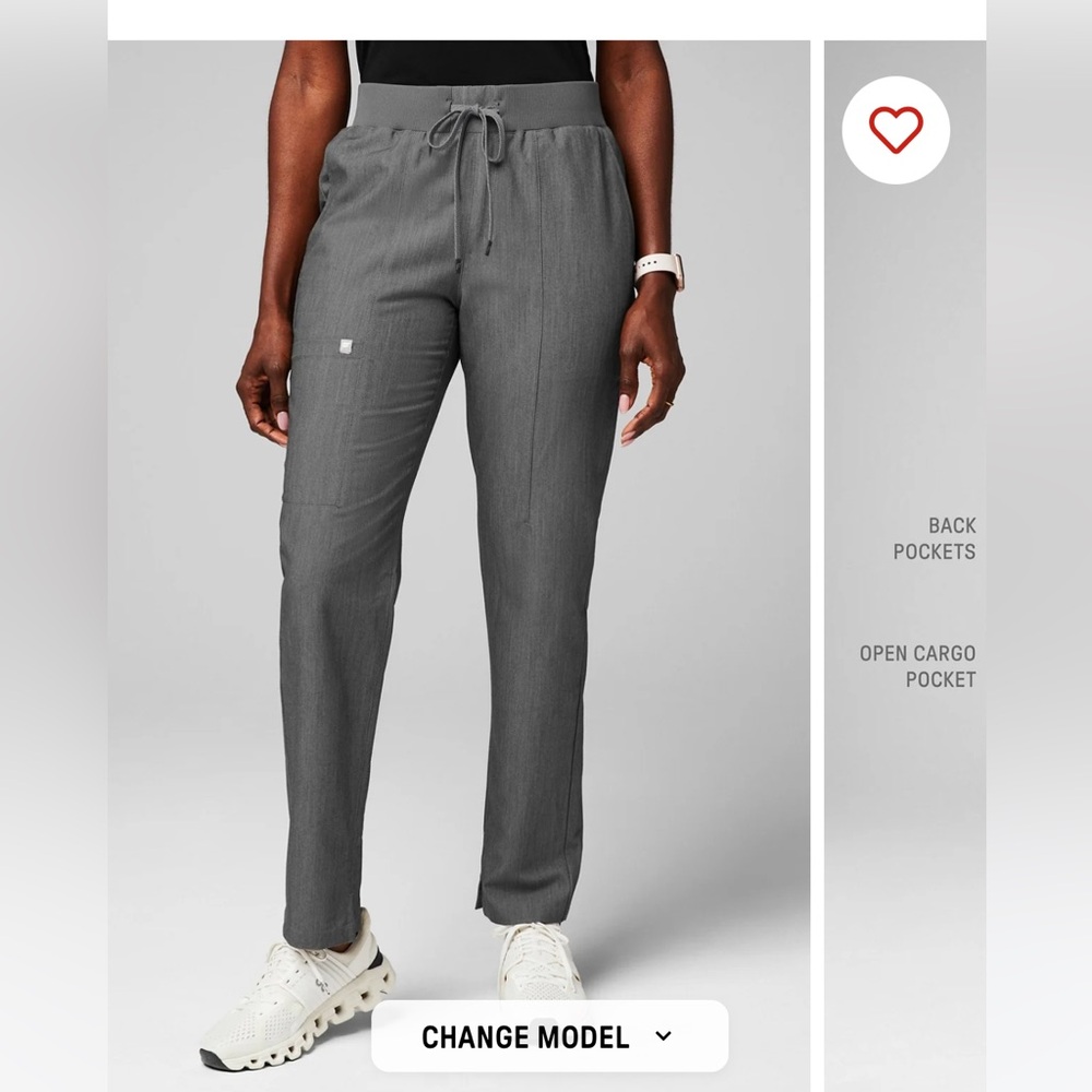 Fabletics Ion Scrub Pant Heather Grey